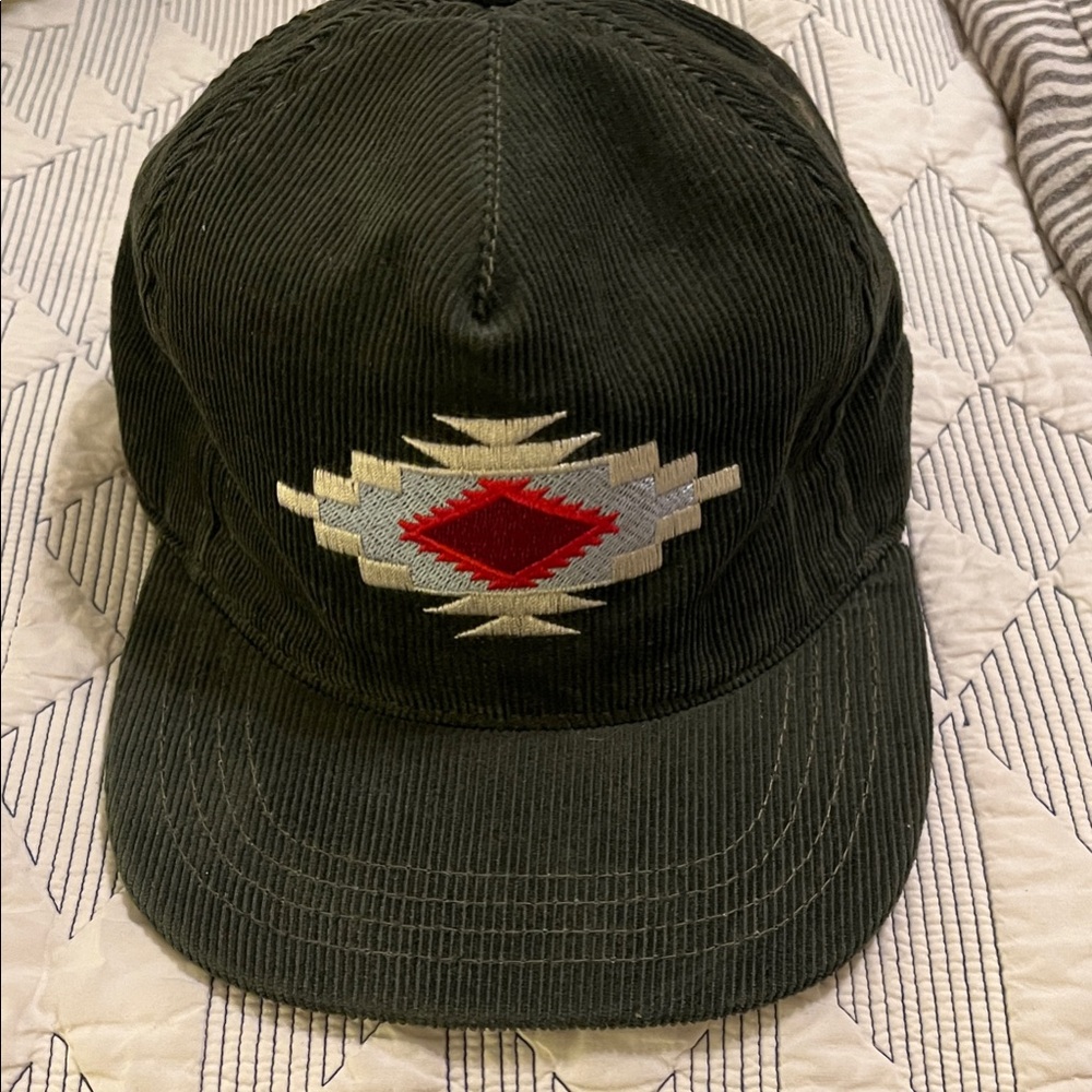 Ampal Creative Dark Green Corduroy Cap/Hat
